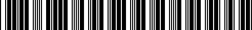 Barcode for 34322333221